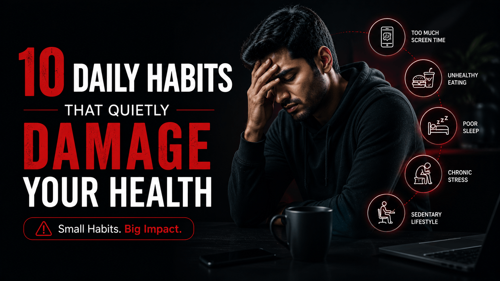 10 Daily Habits That Quietly Damage Your Health