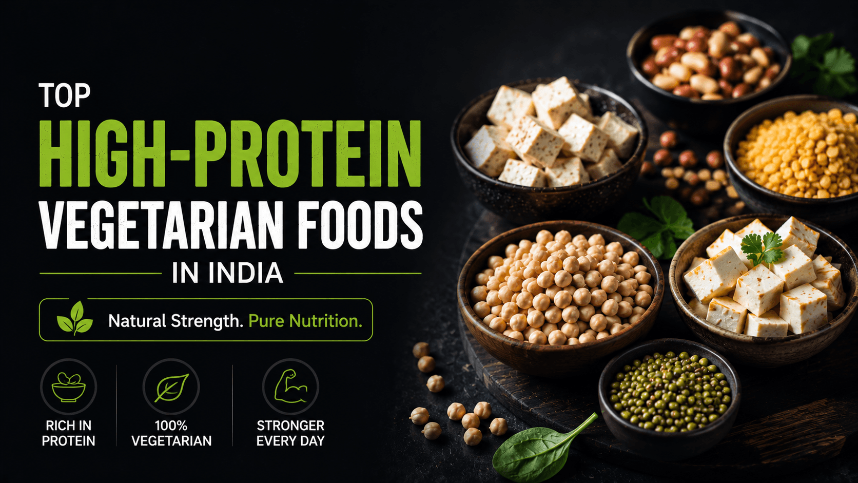 Top High-Protein Vegetarian Foods in India (Without Supplements)