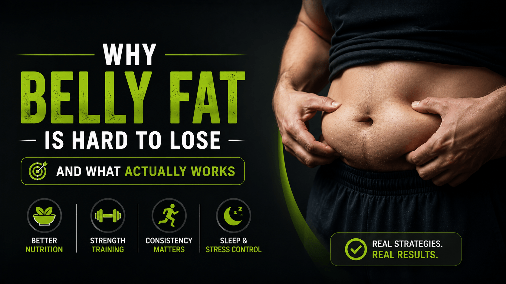 Why Belly Fat Is Hard to Lose and What Actually Works