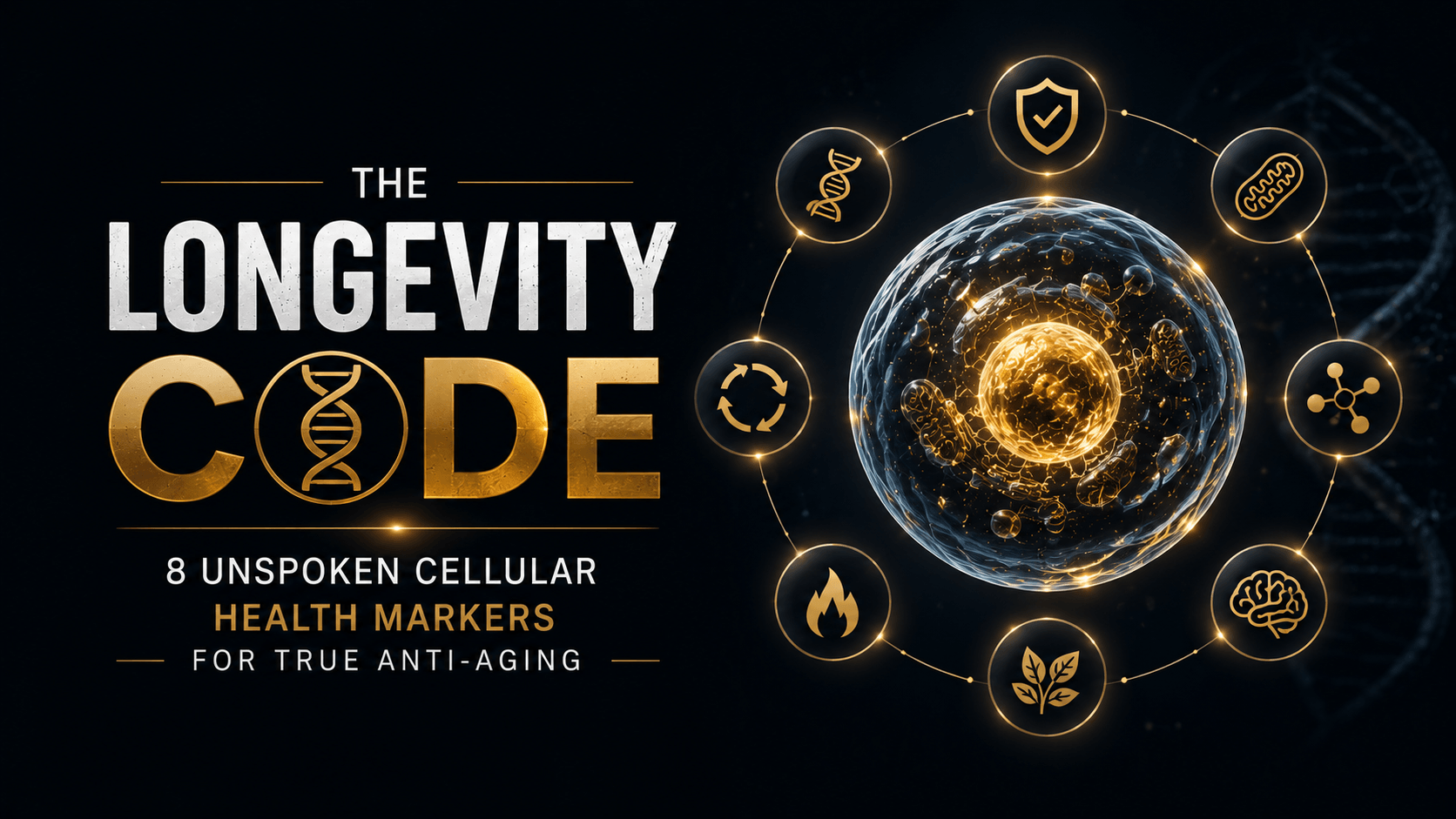 The Longevity Code: 8 Unspoken Cellular Health Markers You Need to leverage for True Anti-Aging